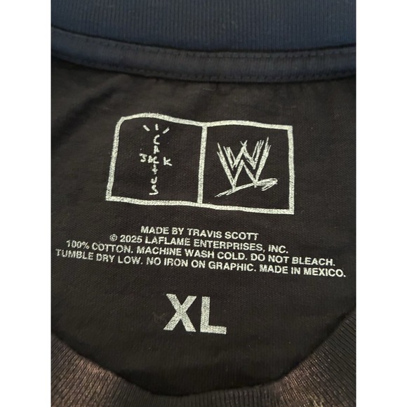 Cactus Jack x WWE T Shirt XL Sage The Stage Wrestlemania 41 Las Vegas NEW *spots - Picture 3 of 10